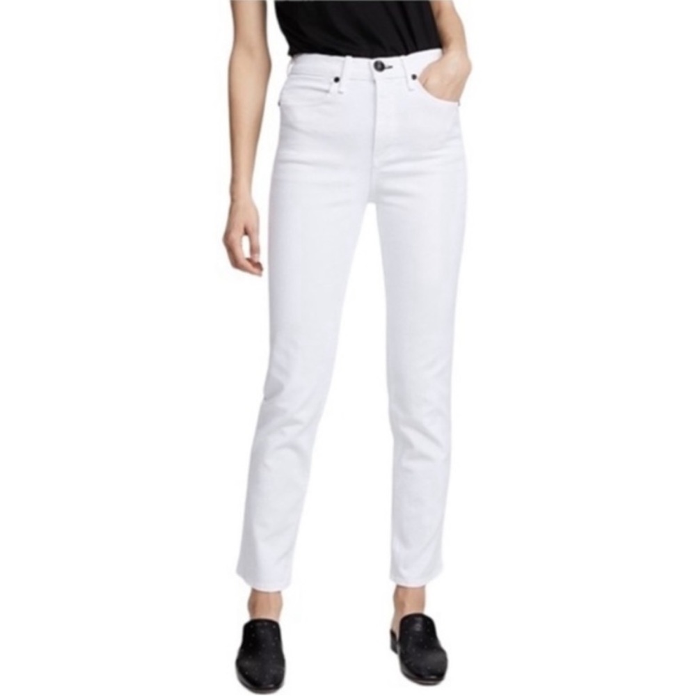 Rag & Bone White Cigarette Straight leg Jeans NWT Size 27 $210 retail